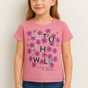 Girls Pink Graphic Tee