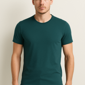 Teal Green Cotton T-Shirt
