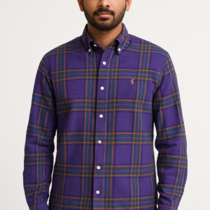 Purple Check Shirt
