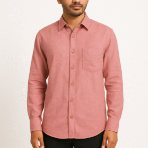 Rose Pink Cotton Shirt