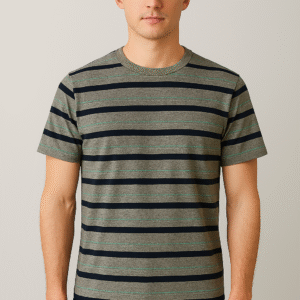 Grey Striped T-Shirt