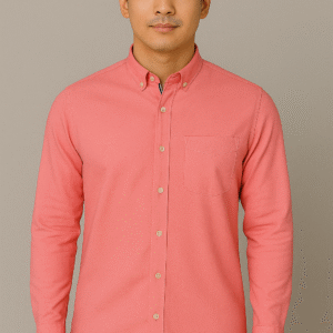 Salmon Pink Oxford Shirt