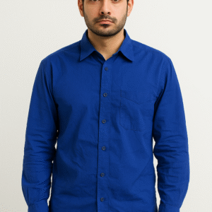 Royal Blue Full-Sleeve Shirt