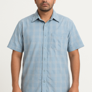Sky Blue Check Shirt
