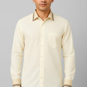 Cream Cotton Shirt