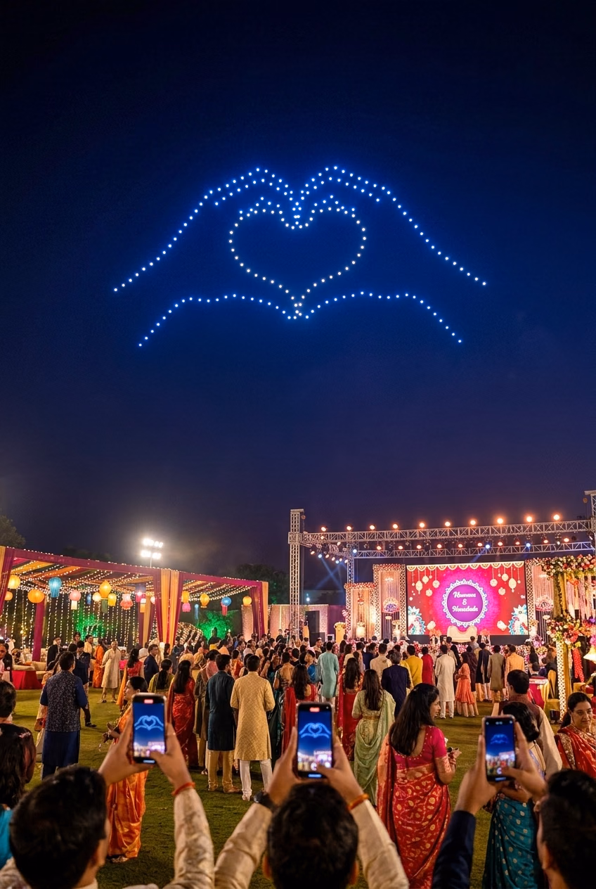 Wedding Drone Shows