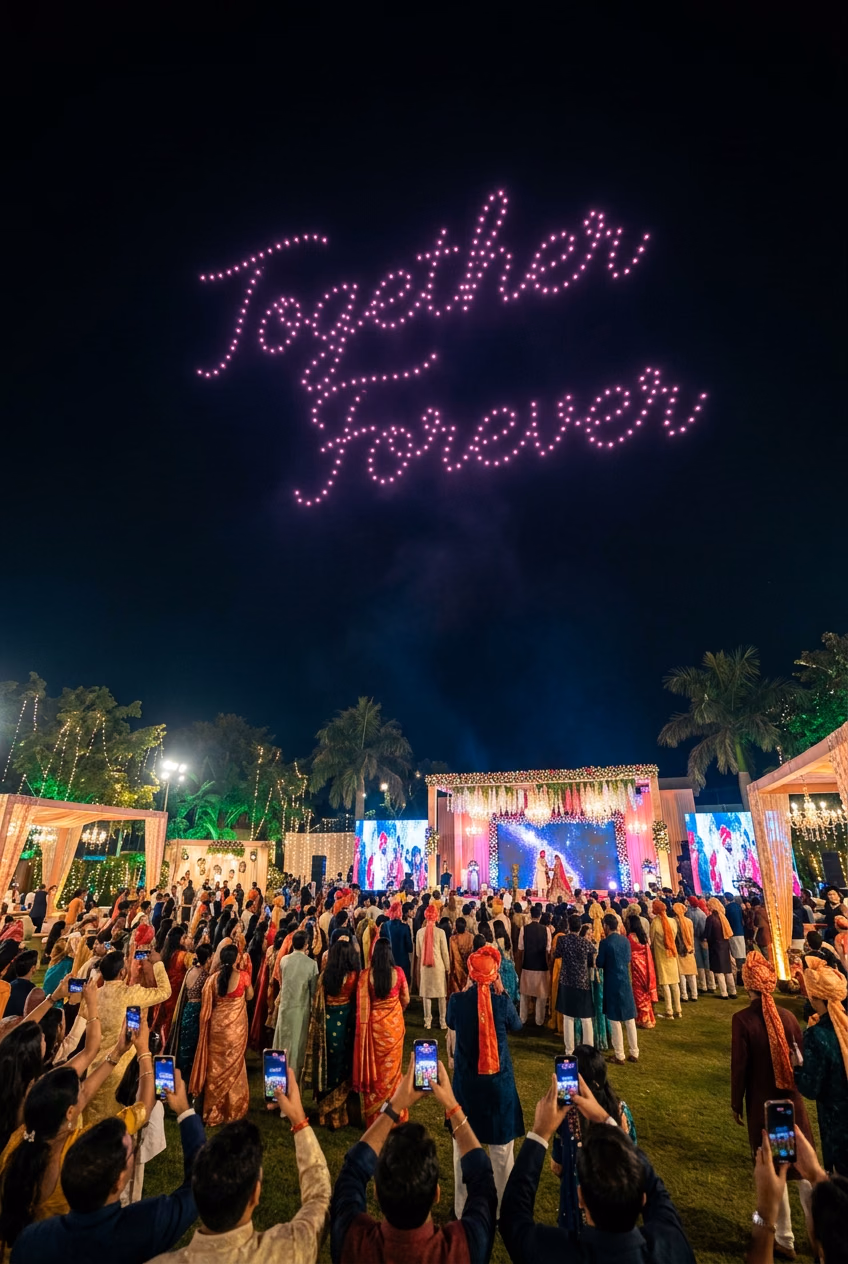 Wedding Drone Shows