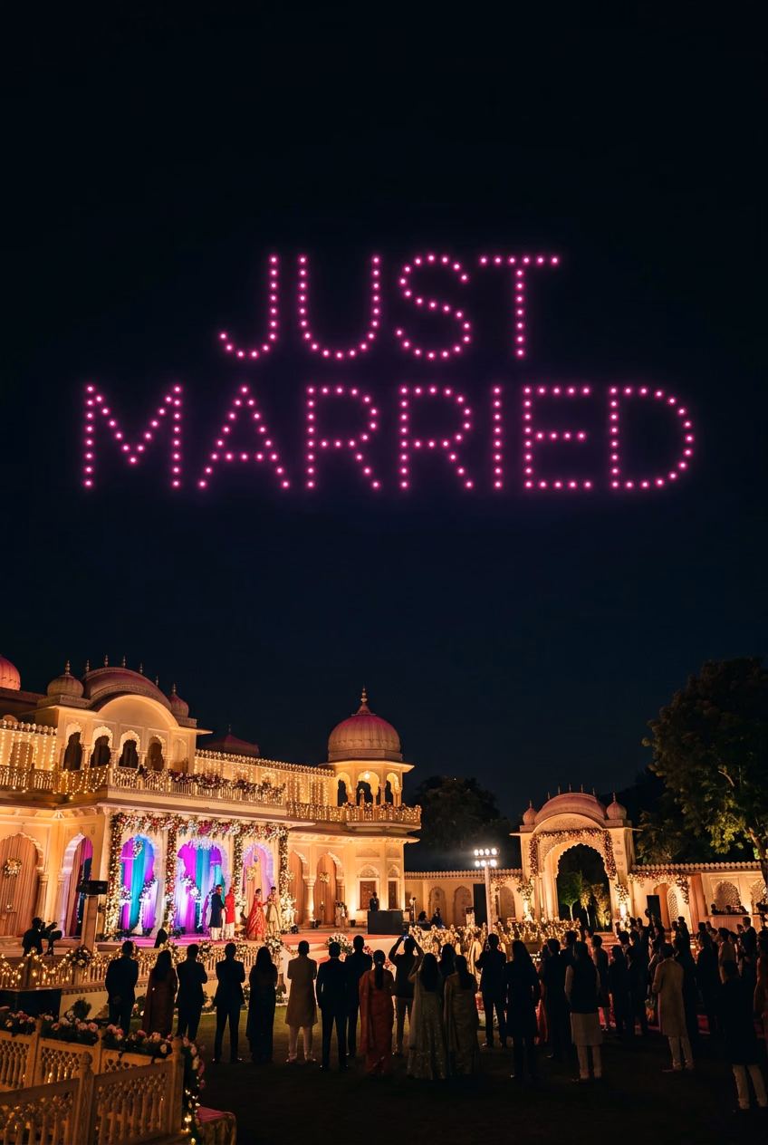 Wedding Drone Shows